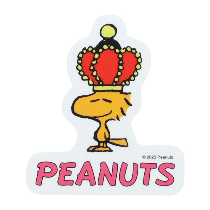 SNOOPY（スヌーピー） クリアステッカー 王冠柄 4901770734163 [M便 1