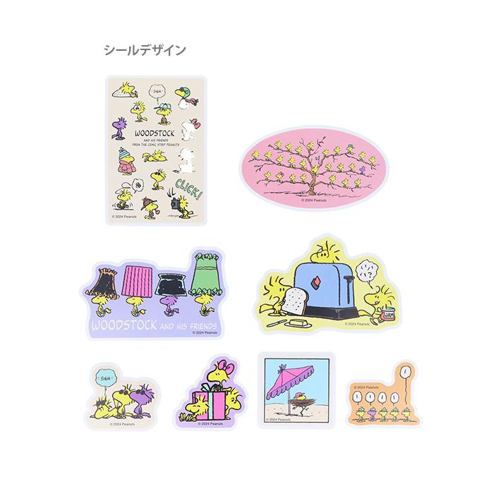 サンスター文具 スヌーピー ケース入りステッカーセット ウッド