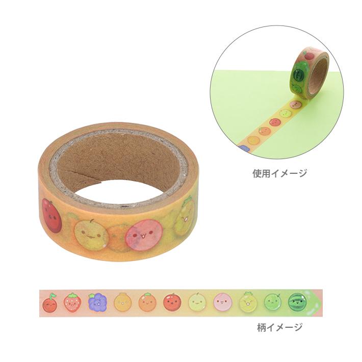 サンスター文具 スイカゲーム マスキングテープ B柄 4901770761589 [M