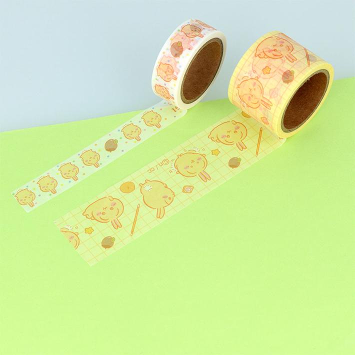 サンスター文具 ちいかわ テープホルダーセット 15mm幅 30mm幅 4柄 [M