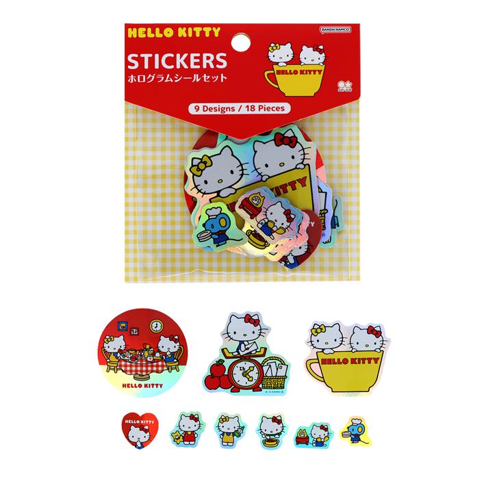 サンスター文具 ハローキティ ホログラムシールセット 4901770646664