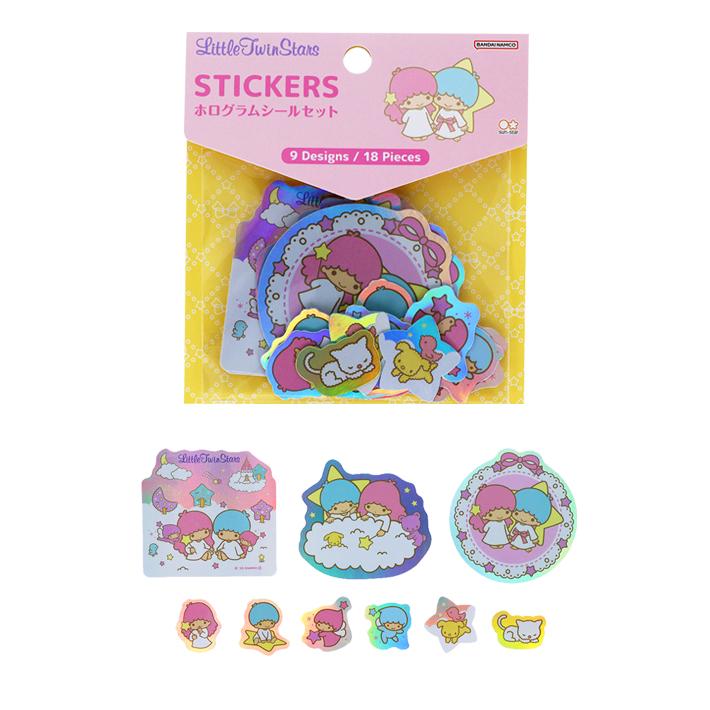 サンスター文具 リトルツインスターズ ホログラムシールセット