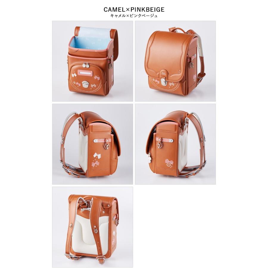 ランドセル　スイートリボン　半かぶせ型　2022年度版　4色展開　キューブ型 | ブランド登録なし | 03