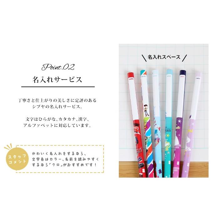 ディズニー かきかた鉛筆 ＜B・2B＞ 12本組 六角軸 ディズニー新入学・限定シリーズ sd-tp0  [M便 1/6]　[disneyzone] | Disney | 06