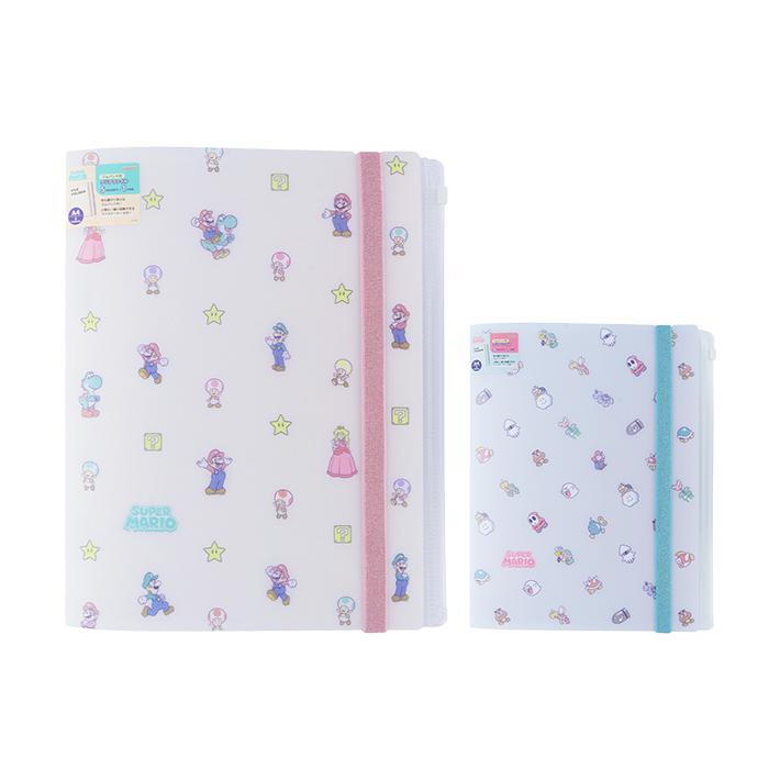 スーパーマリオのクリアファイル Wポケットクリアファイル / ザ・スーパーマリオブラザーズ