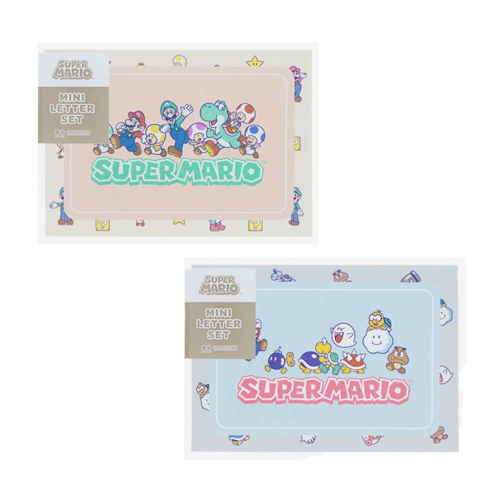 サンスター文具 スーパーマリオ ミニレターセット 2柄 [M便 1/24