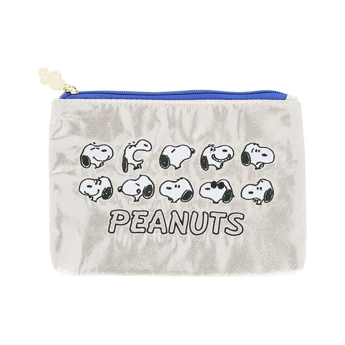 サンスター文具 スヌーピー フラットポーチ 2カラー [M便 1/2