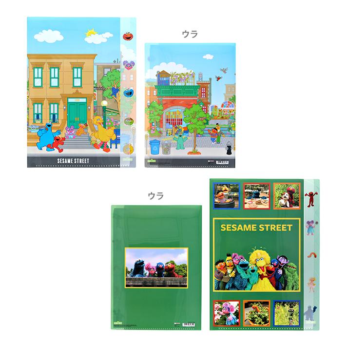 SESAME STREET（セサミストリート） ダイカット クリアファイル 5P A4