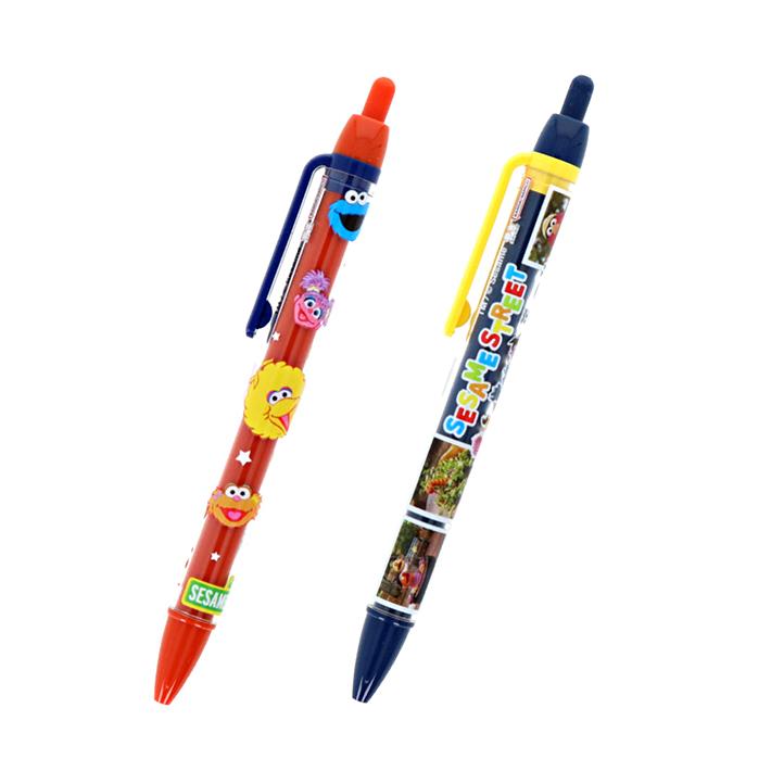 SESAME STREET（セサミストリート） ボールペン 0.7mm 黒 2柄 [M便 1