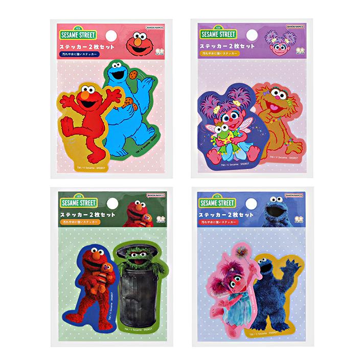 SESAME STREET（セサミストリート） ステッカー 2枚セット 4柄 [M便 1
