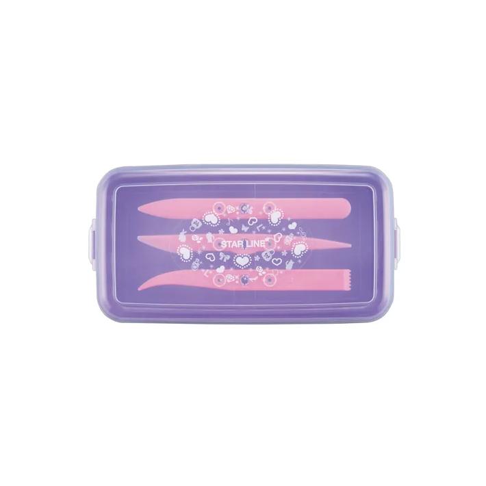 クツワ 学校ねんどケース 2カラー ST108 新入学文具 [M便 1/1