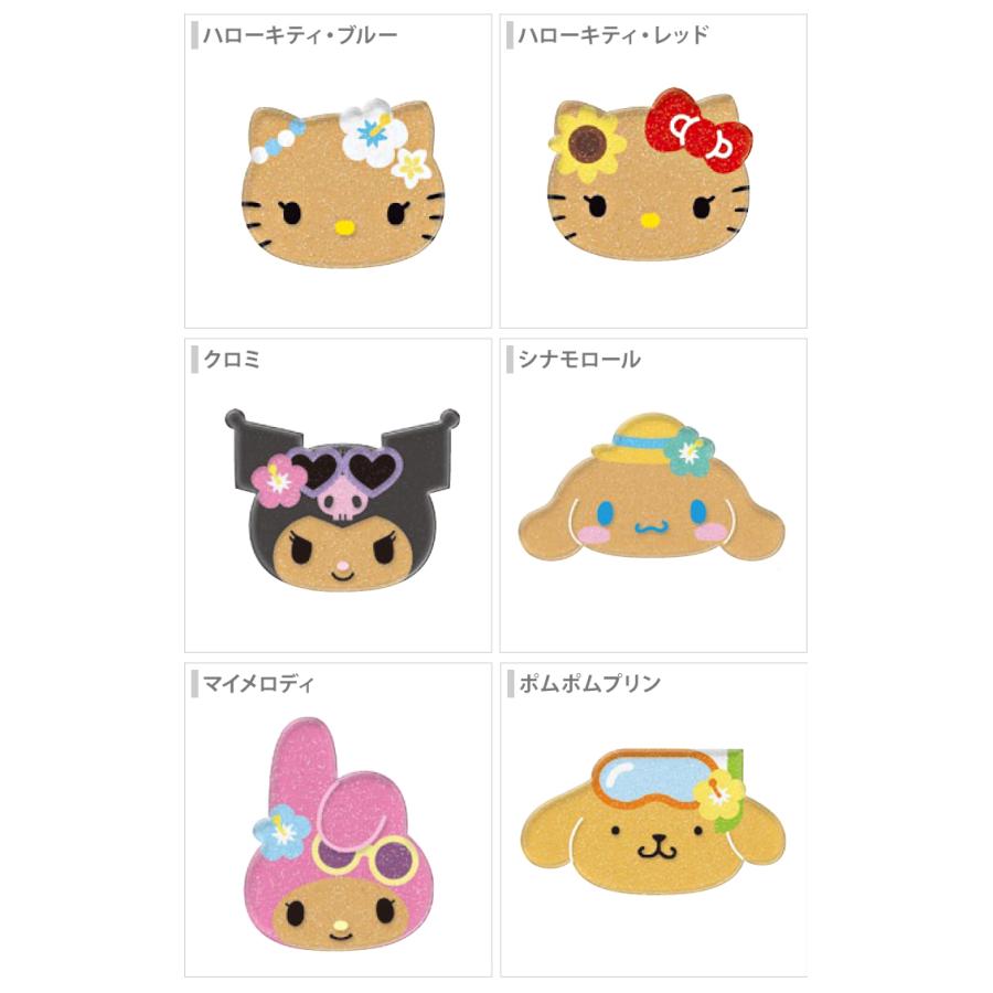 サンリオキャラクターズ ラメキラ ヘアクリップ ハローキティ/クロミ