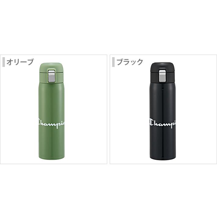 Champion(チャンピオン) ステンレス ワンタッチボトル 480ml オリーブ