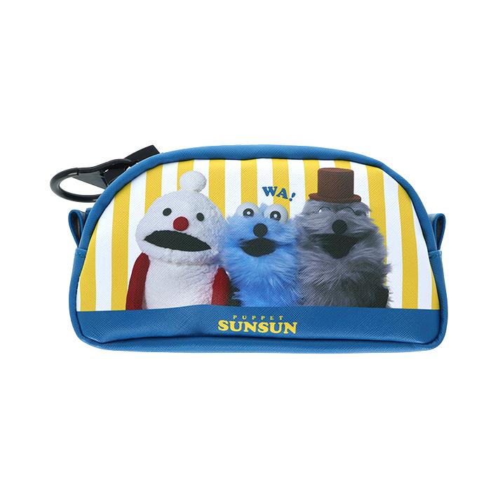 サンスター文具 パペットスンスン デッカジップペンケース 2カラー [M
