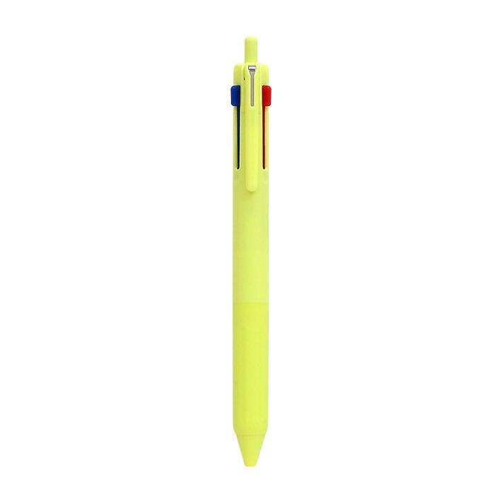 三菱鉛筆 uni ジェットストリーム 3色ボールペン 0.7mm レモンイエロー 4902778282601 [M便 1/6] シブヤ文具 - 通販  - PayPayモール