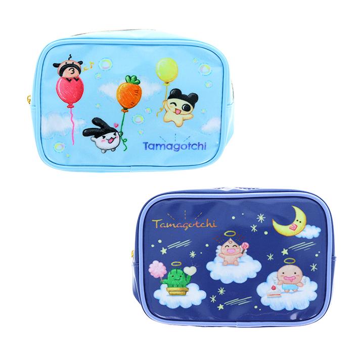 たまごっち マスコットポーチ　コンプリートセット たまごっち たまごっち ラミネートポーチ 2柄 [M便 1/1] : シブヤ文具