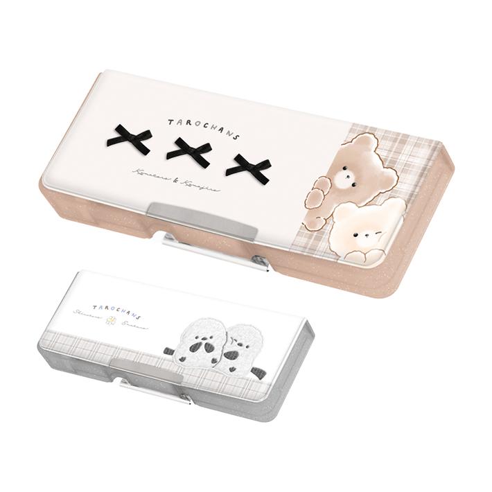 CRUX たろちゃんず 筆箱 両面 コンパクト 2柄 新入学文具 [M便 1