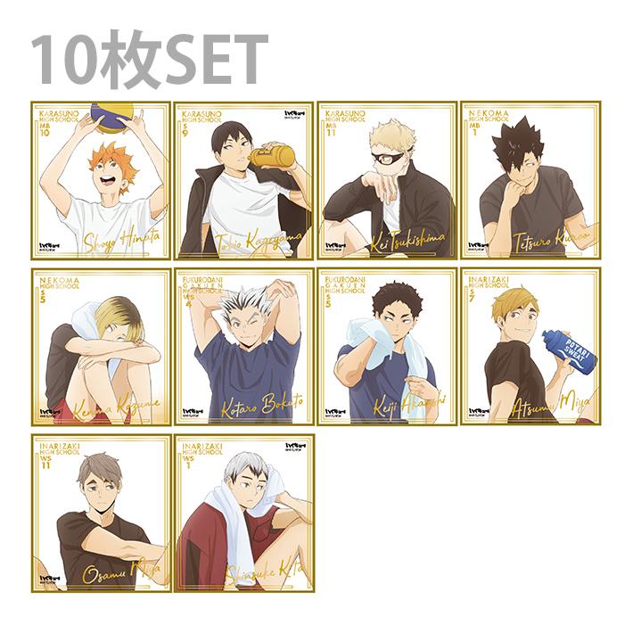ハイキュー 箔押しミニ色紙コレクション 10枚入り シブヤ文具 通販 Paypayモール