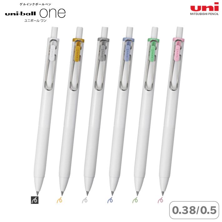 uni（三菱鉛筆） 三菱鉛筆 ユニボールワン クリエイティブカラー 白/金