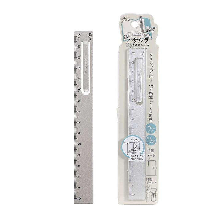 KOKUYO クツワ ハサルラ定規 XS07 15cm 4カラー 新入学文具 [M便