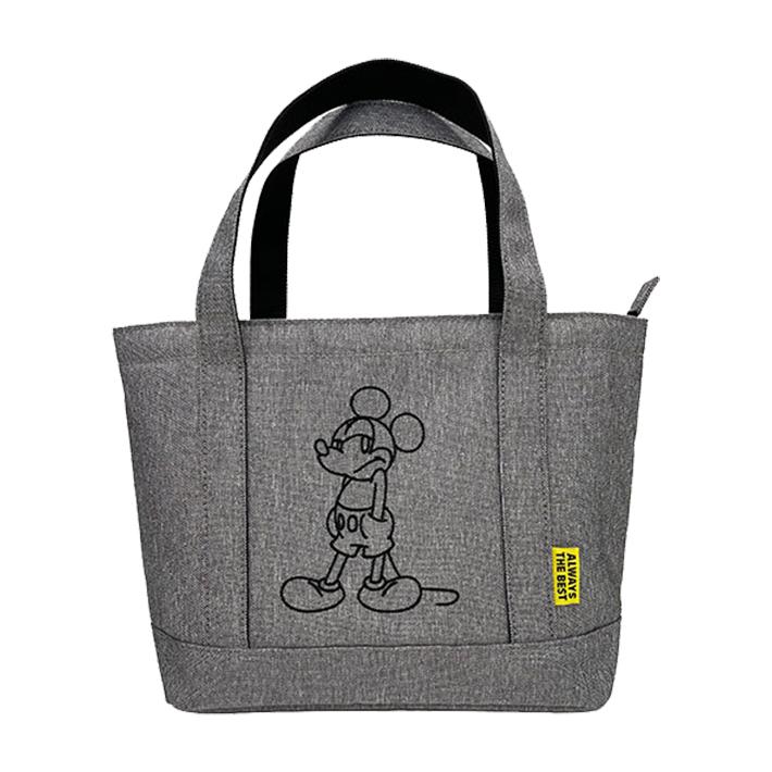 Disney（ディズニー） ミッキーマウス ラインアート ラウンドトート