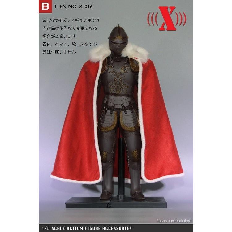 X-TOYS 1/6フィギュア用 マント X-016B 赤 : NET-SHOP BM - 通販