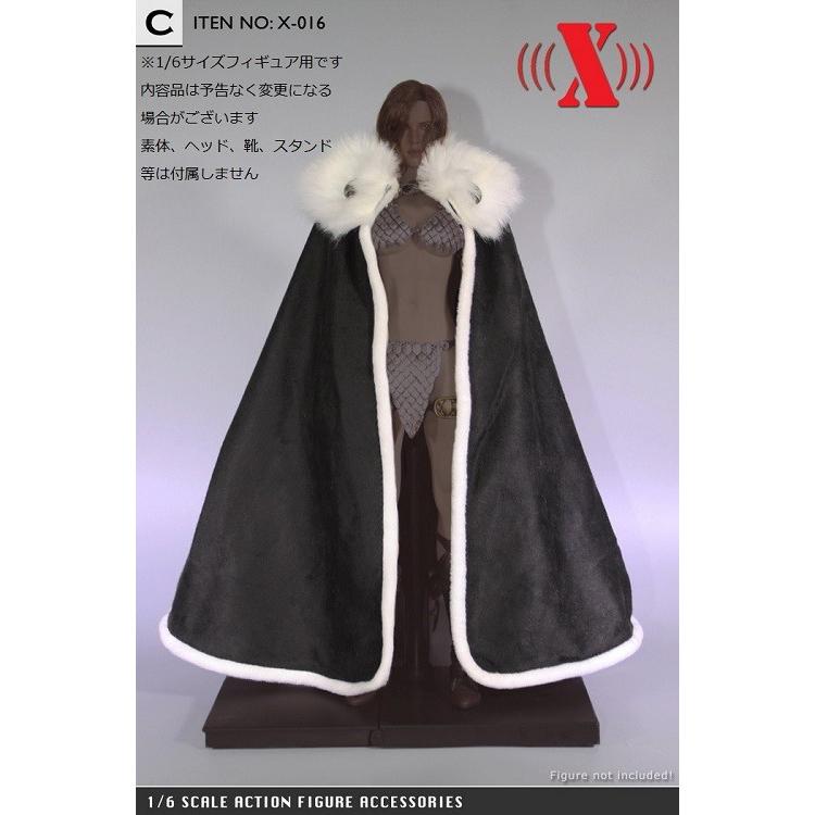 X-TOYS 1/6フィギュア用 マント X-016C 黒 : NET-SHOP BM - 通販