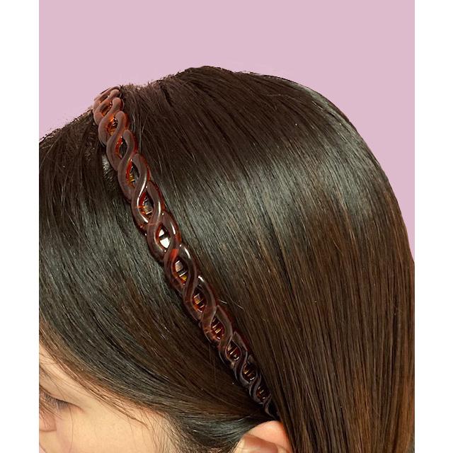 送料無料 カチューシャ くし付 コーム ヘアアクセサリー ヘアバンド 八