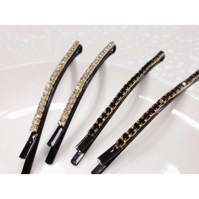 送料無料 ヘアピン さしピン メール便なら送料無料 ストーンヘアピン 2本セット 1661 髪留め レディース ヘアアクセ