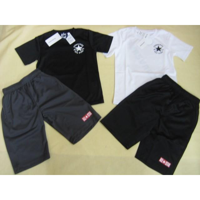Converse コンバース 男の子 女の子 半袖 上下 セット ｔシャツ ハーフパンツ ジャージ パジャマ 吸汗速乾 130 140 150 160 C2213 ねたこをおこせ 通販 Yahoo ショッピング