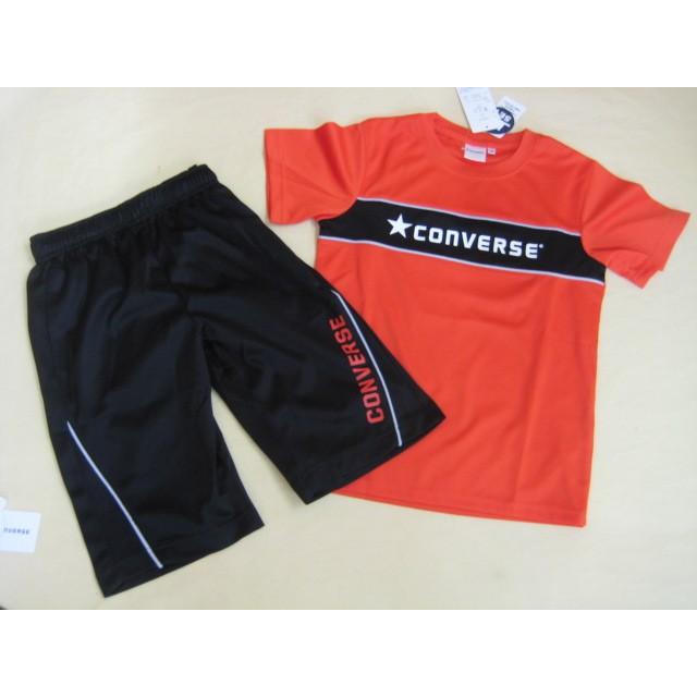 converse コンバース  男の子　女の子　男子　女子　半袖　上下　セット　Ｔシャツ　ハーフパンツ　ジャージ　パジャマ　吸汗速乾　130 140 150 160｜netakoookose｜07