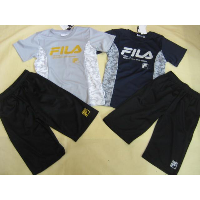 半袖　上下　上下セット　男子　女子　ジャージ　吸汗速乾　子供服　男の子　女の子　ＦＩＬＡ　フィラ　 Ｔシャツ　ハーフパンツ　パジャマ　140 150 160｜netakoookose