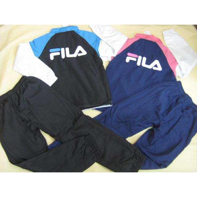 フィラ　ＦＩＬＡ　女の子　女子　ジャージ　裏フリース　ウィンドブレーカー　上下　セット　ウォームアップスーツ　防寒　シャカシャカ　140 150 160