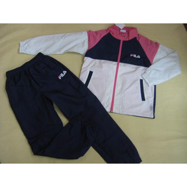 FILA（フィラ） 女の子 女子 ジャージ 裏フリース ウィンドブレーカー