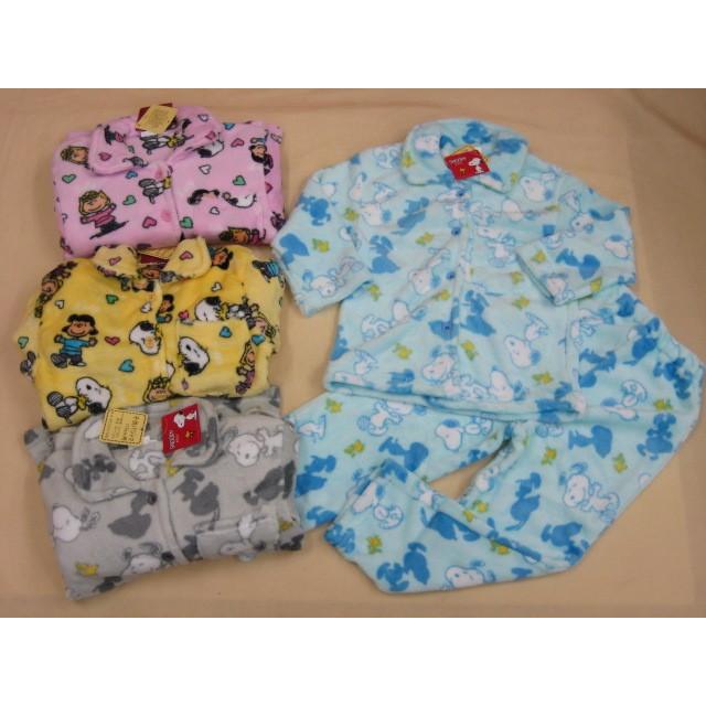子供服 女の子 男の子 部屋着 パジャマ スヌーピー フリース ガール ボーイ キッズ 上下セット あったかい 長袖 冬 冬物 110 1 130 Snooryp ねたこをおこせ 通販 Yahoo ショッピング