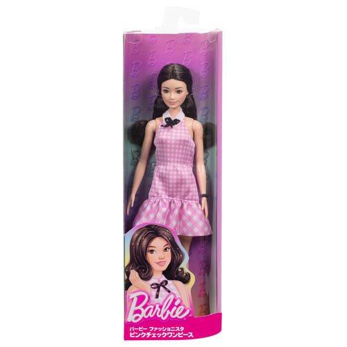 バービー ファッショニスタ ピンクチェックワンピース HRH21 ( 1個