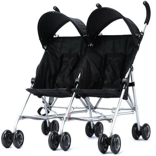 COOL KIDS CK バギー 二人乗り　ベビーカー COOL KIDS CKバギーツイン ブラック ( 1台 )/ エンドー アルミ製 二人