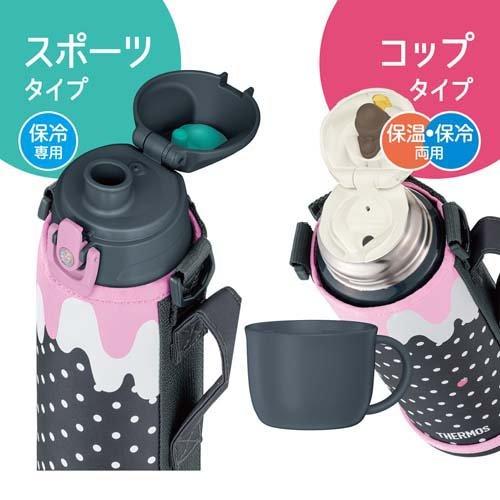 サーモス 真空断熱2ウェイボトル 1.0L FJJ-1001WF GYP グレーピンク