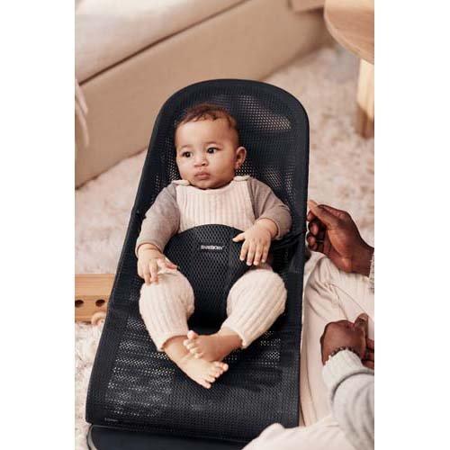美品 ベビービョルン バウンサー ブリスエアー メッシュ ブラック Bliss（BABYBJORN） ベビービョルン バウンサー ブリス エアー