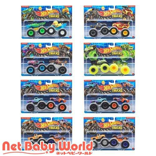 ホットウィール モンスタートラック1：64 2パックAst ミニカー BOX販売