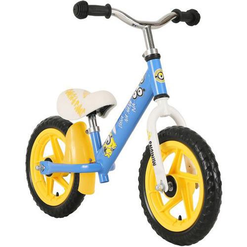 最新のデザイン エム アンド エム 子供用 ファーストバイク12 ミニオンズ ブルー 児童