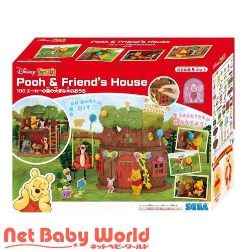 人気特価激安 ディズニーキャラクターdiytown 100エーカーの森の大きな木のおうち 1個 セガトイズ