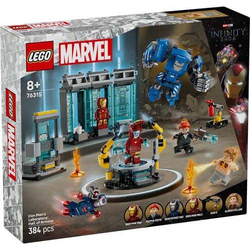 アイアンマン ホールオブアーマー 10体セット レゴ(LEGO) マーベル アイアンマンラボ ホール オブ アーマー 76315