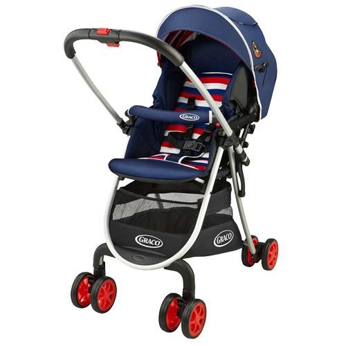 グレコ シティライトRアップ トリコロールネイビー ( 1台 )/ グレコ(GRACO) ( ベビーカー A型ビッグバスケット軽量コンパクト )