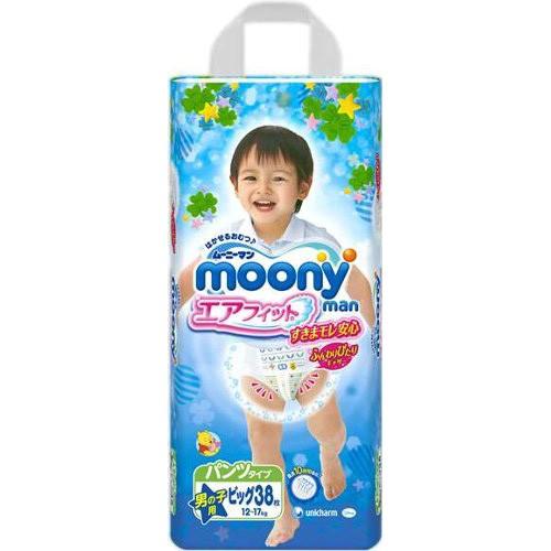 moony ムーニーマン エアフィット 男の子 BIGサイズ ( 38枚入*4個