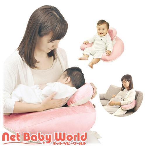 エールベベ カーメイト 3wayクッション プレミアム パステル