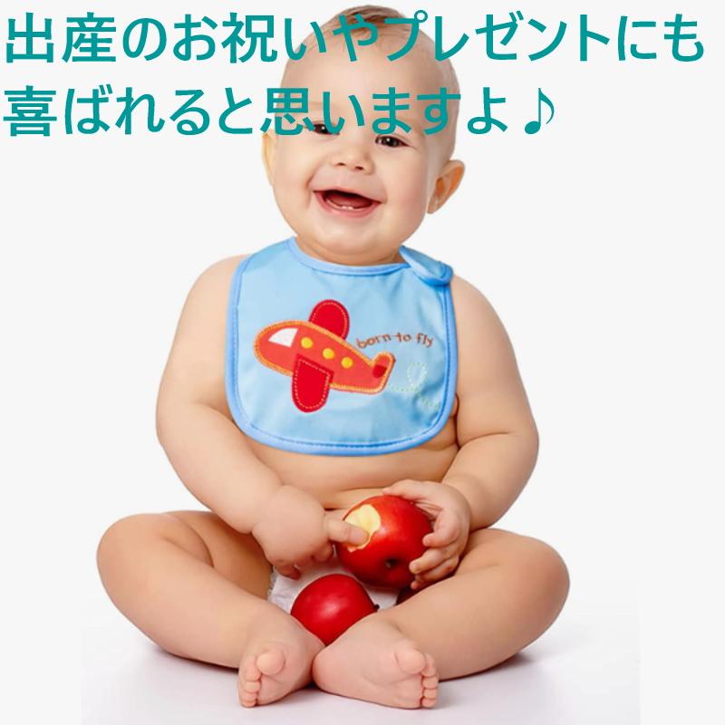 よだれかけ スタイ 3層5枚組  防水 ベビー キッズ お食事エプロン マジックテープ 男の子 女の子 おしゃれ コットン オシャレ お出かけ 通気性 吸収性 大きめ |  | 04