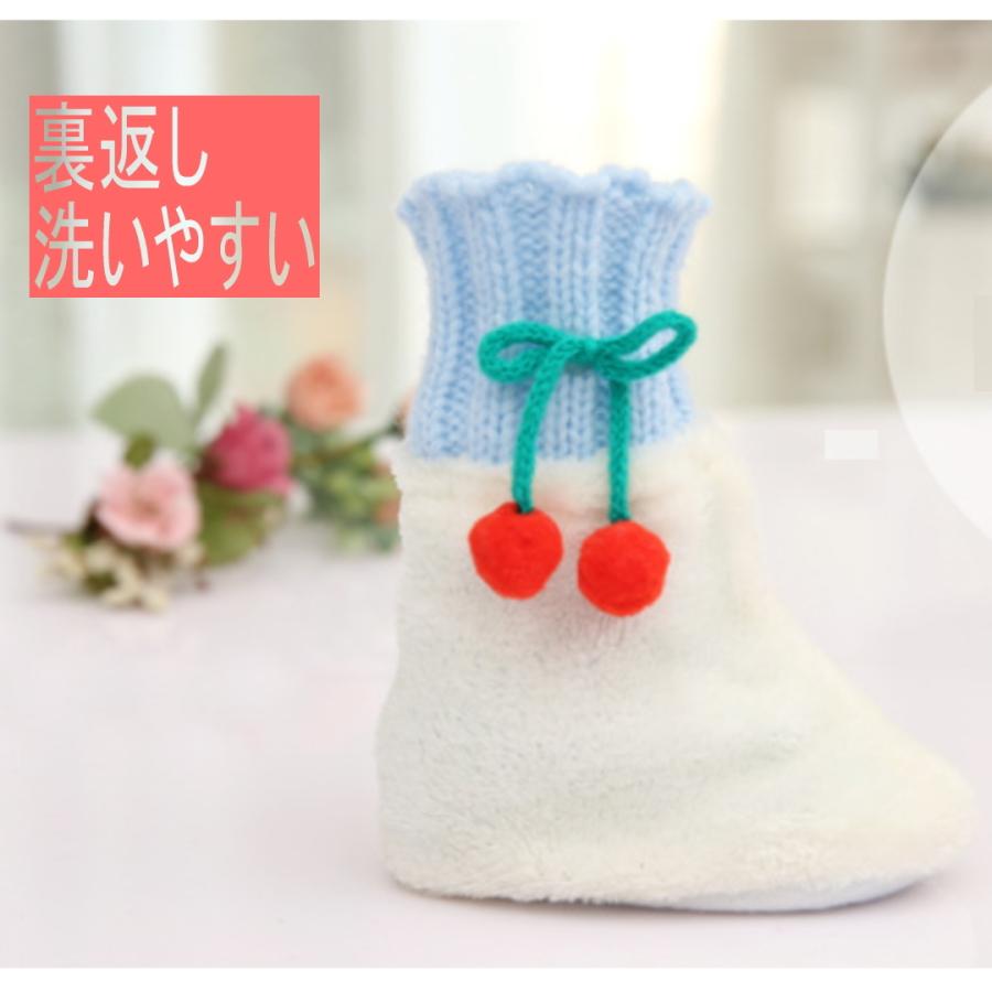ベビー用　ブーティー ブーツ シューズふわふわ 赤ちゃん 新生児 11cm　ワンサイズ |  | 02