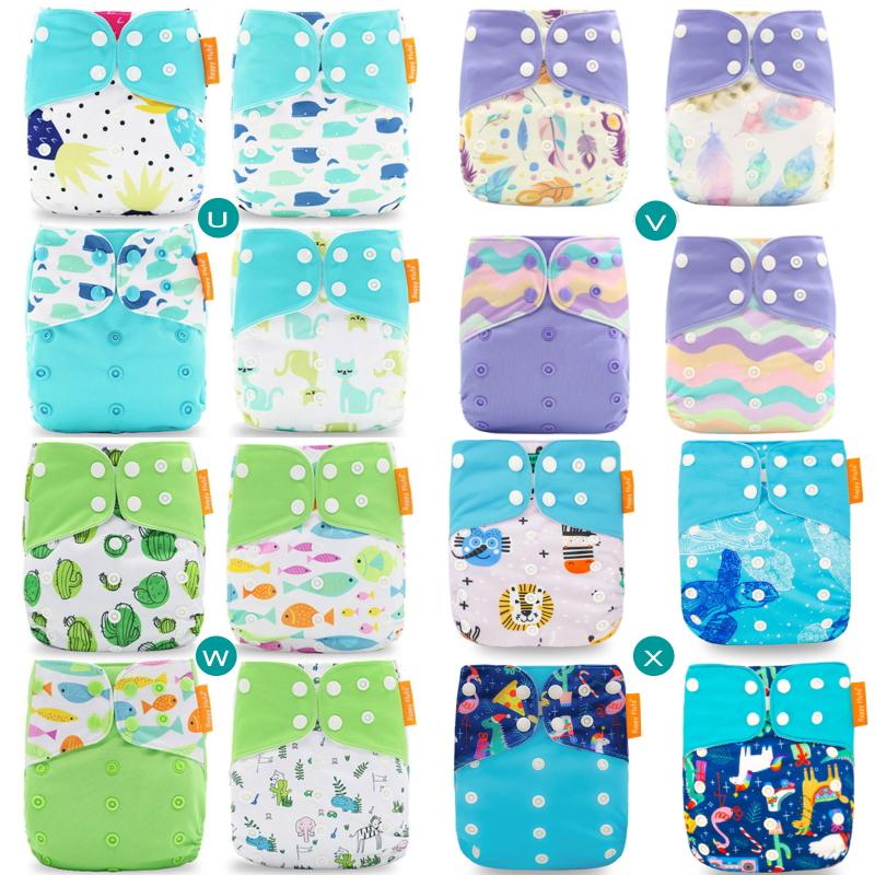 おむつカバー 4枚組 3層 防水 布おむつ ベビー キッズ 赤ちゃん 子供