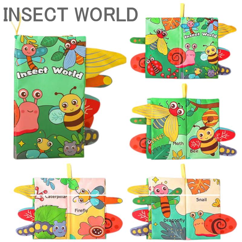 布絵本 ぬのえほん 仕掛け絵本 歯固め 布のおもちゃ 洗える おでかけ ピーピーの音が出てくる 指遊び ベビー 赤ちゃん プレゼント 男の子 女の子 知育玩具 Tails |  | 10